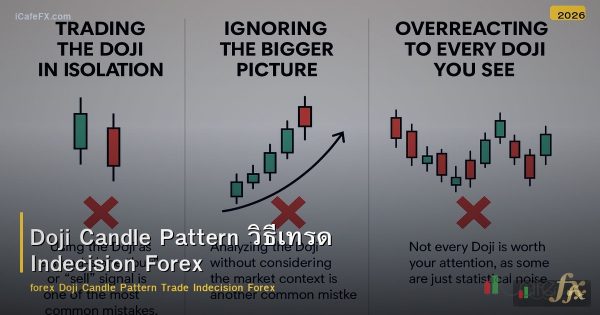 Doji Candle Pattern วิธีเทรด Indecision Forex