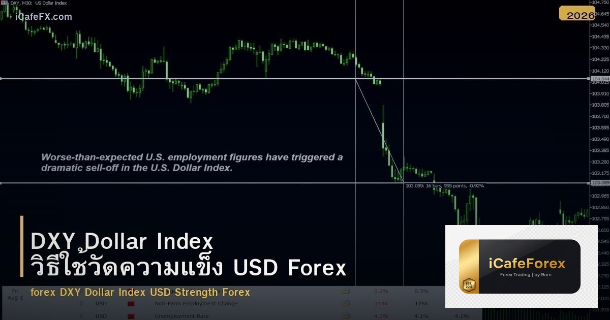 DXY Dollar Index วิธีใช้วัดความแข็ง USD Forex