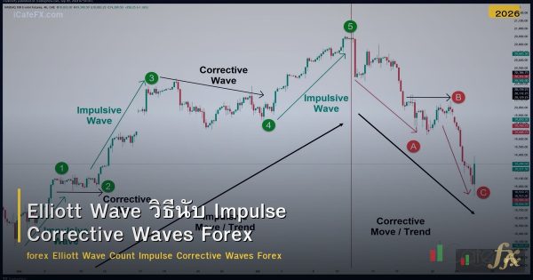 Elliott Wave วิธีนับ Impulse Corrective Waves Forex