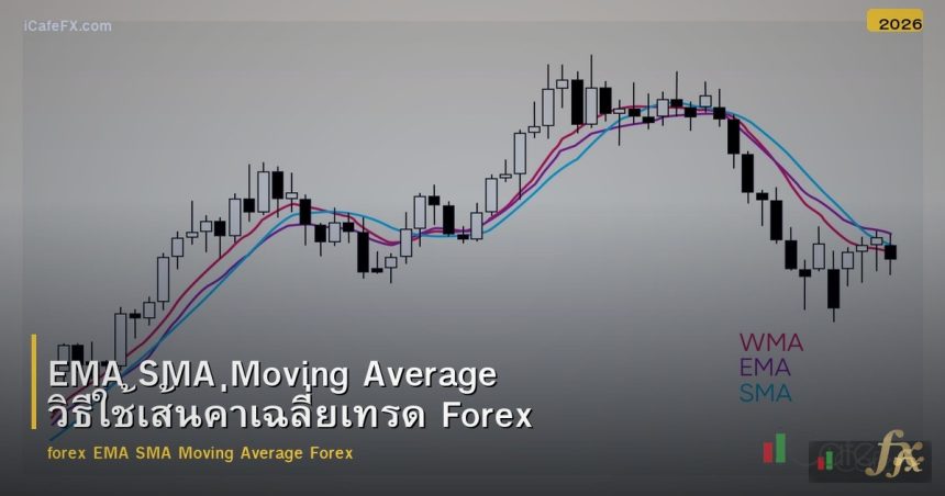 EMA SMA Moving Average วิธีใช้เส้นค่าเฉลี่ยเทรด Forex