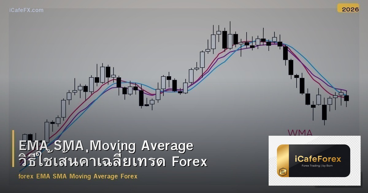 EMA SMA Moving Average วิธีใช้เส้นค่าเฉลี่ยเทรด Forex