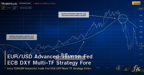 EUR/USD Advanced วิธีเทรด Fed ECB DXY Multi-TF Strategy Forex