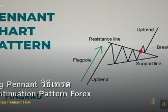 Flag Pennant วิธีเทรด Continuation Pattern Forex