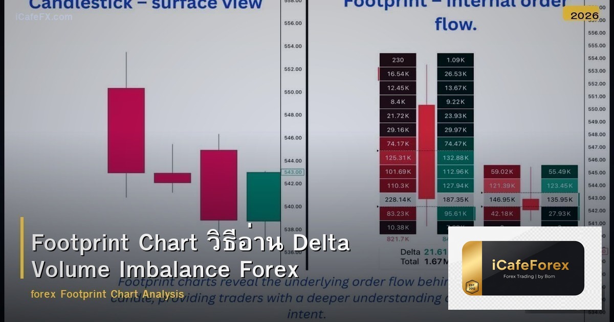 Footprint Chart วิธีอ่าน Delta Volume Imbalance Forex