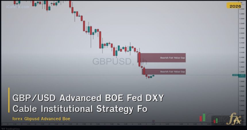 GBP/USD Advanced BOE Fed DXY Cable Institutional Strategy Forex