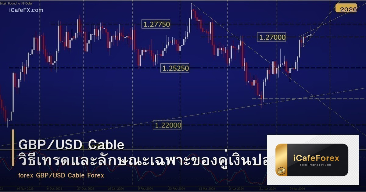 GBP/USD Cable วิธีเทรดและลักษณะเฉพาะของคู่เงินปอนด์