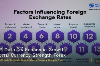 GDP Data วิธี Economic Growth กระทบ Currency Strength Forex
