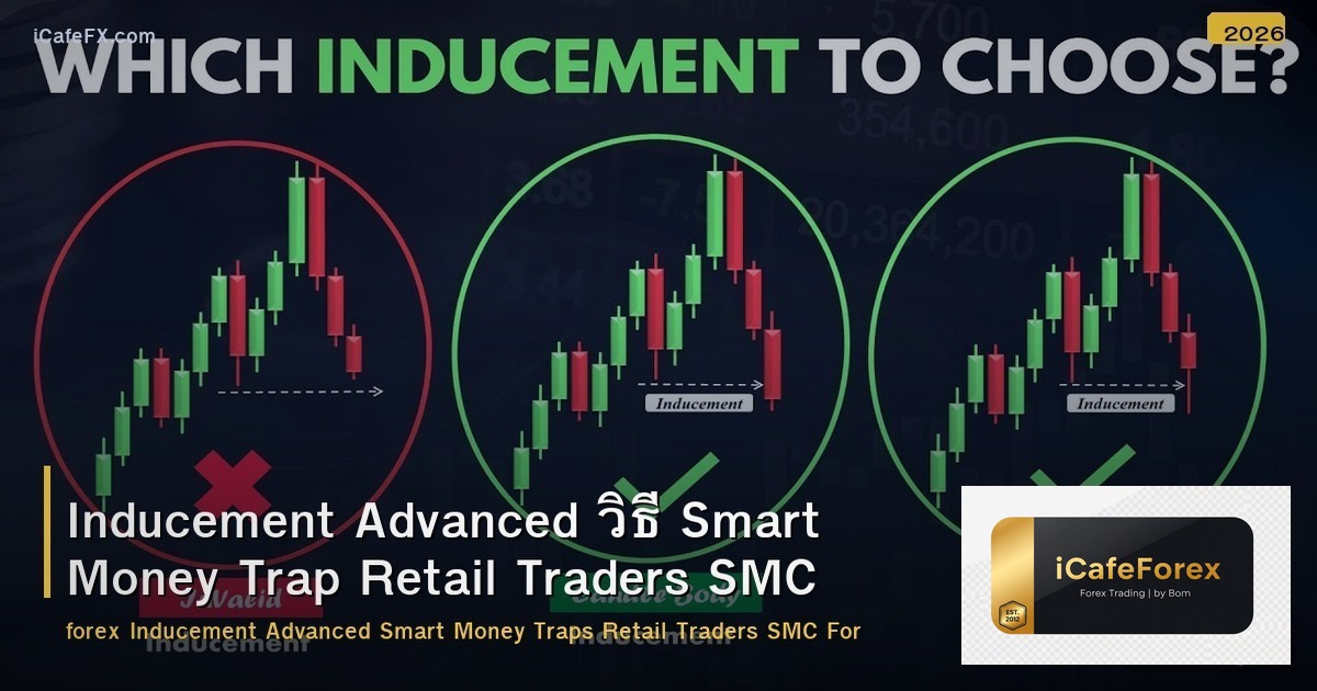 Inducement Advanced วิธี Smart Money Trap Retail Traders SMC Forex