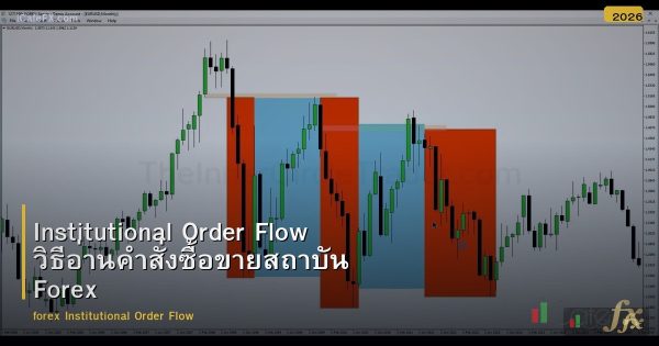 Institutional Order Flow วิธีอ่านคำสั่งซื้อขายสถาบัน Forex