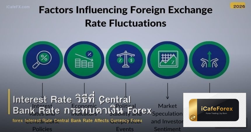Interest Rate วิธีที่อัตราดอกเบี้ยกระทบค่าเงิน Forex