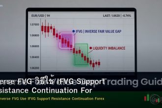 Inverse FVG วิธีใช้ IFVG Support Resistance Continuation Forex