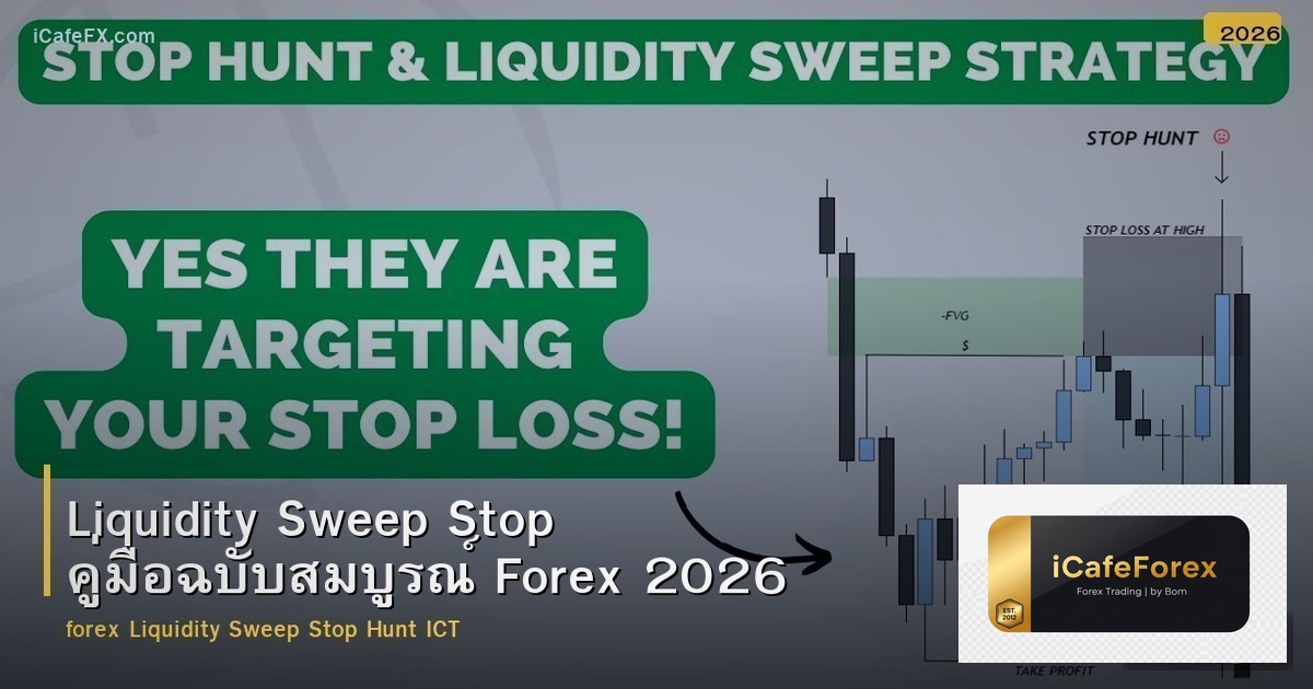 Liquidity Sweep Stop คู่มือฉบับสมบูรณ์ Forex 2026