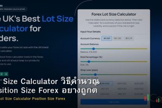 Lot Size Calculator วิธีคำนวณ Position Size Forex อย่างถูกต้อง