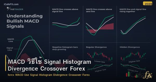 MACD วิธีใช้ Signal Histogram Divergence Crossover Forex