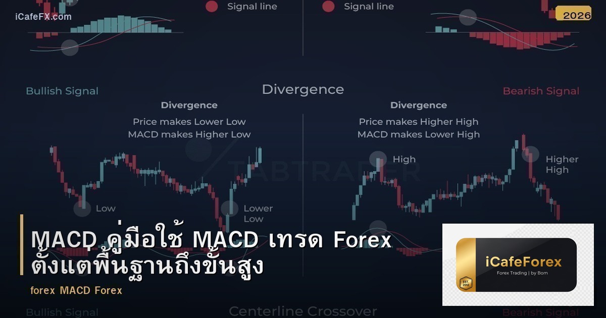 MACD คู่มือใช้ MACD เทรด Forex ฉบับสมบูรณ์ สัญญาณซื้อขายแม่นยำ