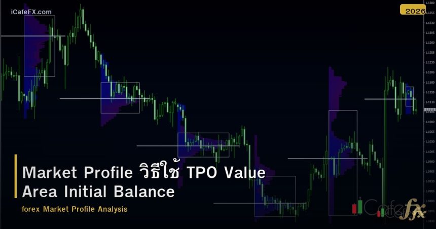 Market Profile วิธีใช้ TPO Value Area Initial Balance