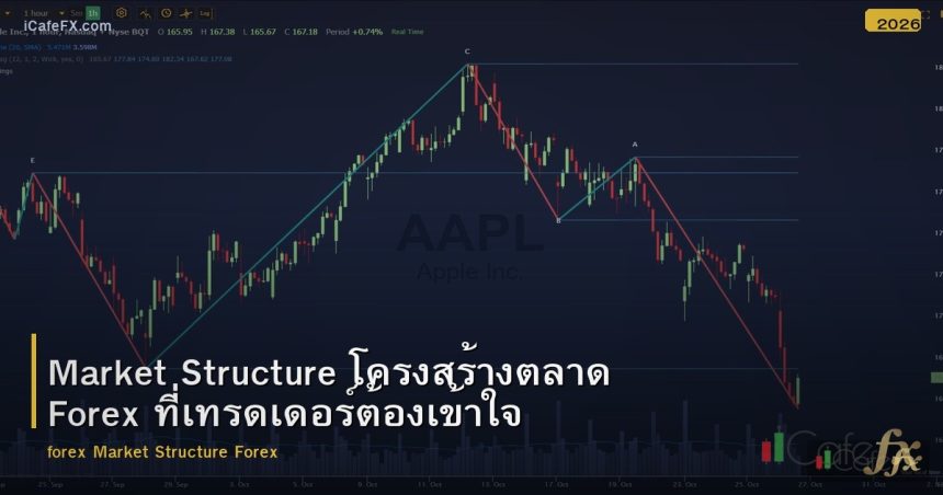 Market Structure โครงสร้างตลาด Forex ที่เทรดเดอร์ต้องเข้าใจ