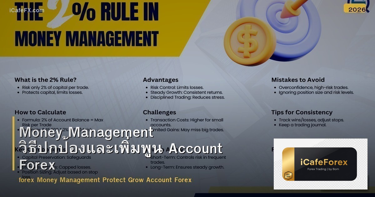 Money Management วิธีปกป้องและเพิ่มพูน Account Forex