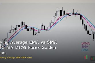 Moving Average EMA vs SMA วิธีใช้ MA เทรด Forex Golden Cross Death Cross