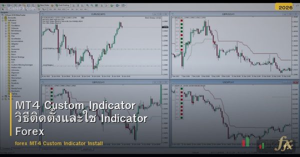 MT4 Custom Indicator วิธีติดตั้งและใช้ Indicator Forex