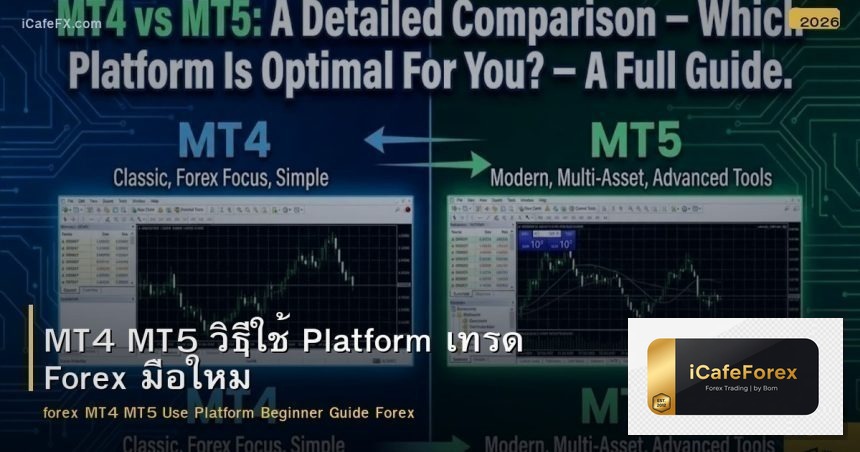 MT4 MT5 วิธีใช้ Platform เทรด Forex มือใหม่