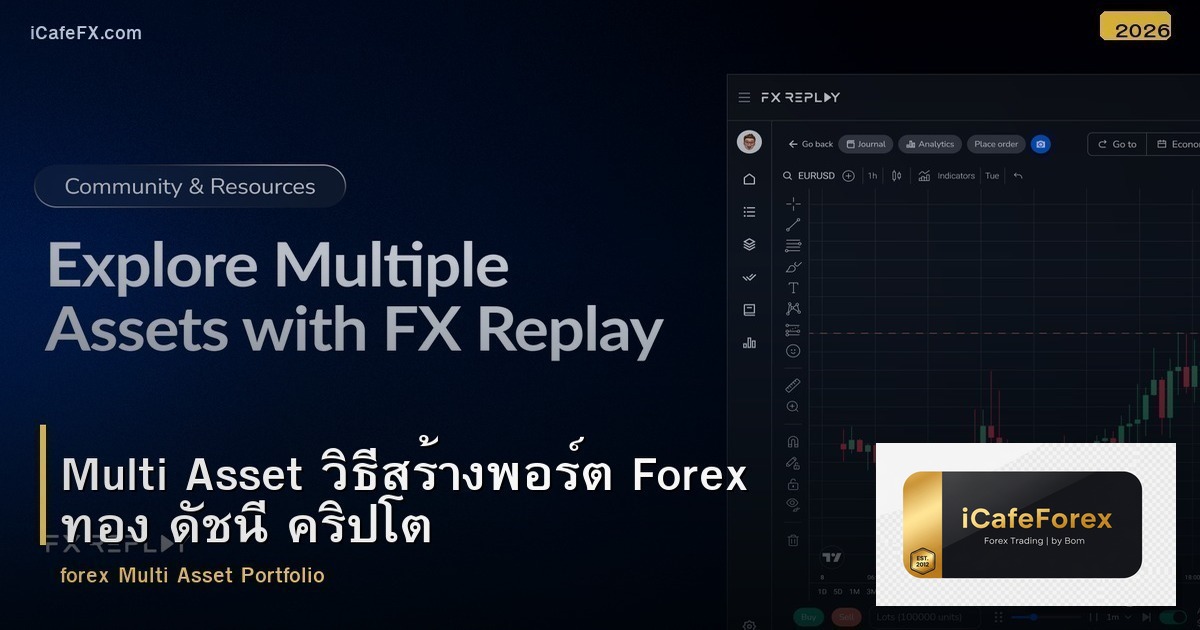Multi Asset วิธีสร้างพอร์ต Forex ทอง ดัชนี คริปโต