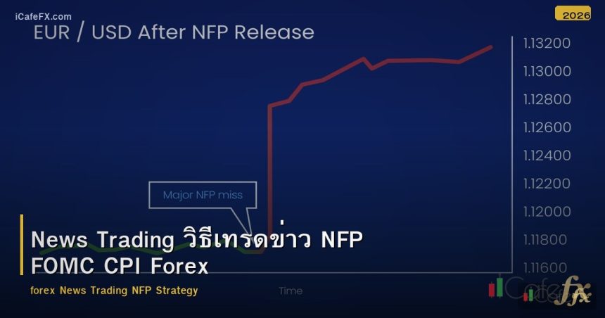 News Trading วิธีเทรดข่าว NFP FOMC CPI Forex