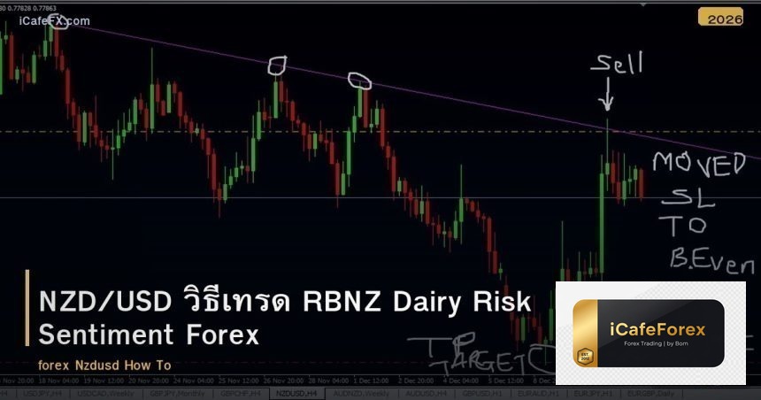 NZD/USD วิธีเทรด RBNZ Dairy Risk Sentiment Forex