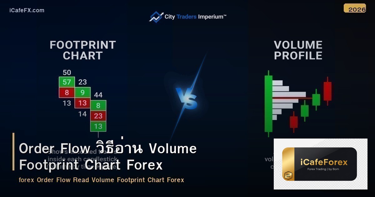 Order Flow วิธีอ่าน Volume Footprint Chart Forex
