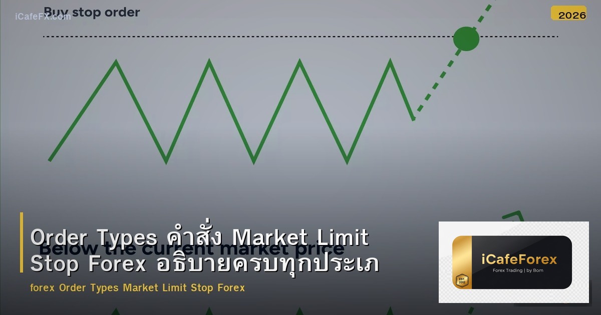 Order Types ใน Forex อธิบาย Market Limit Stop ครบทุกประเภท