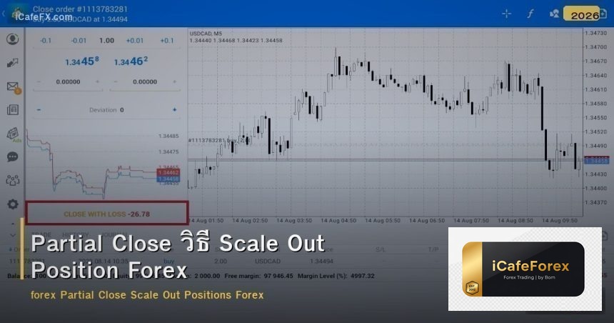 Partial Close วิธี Scale Out Position Forex