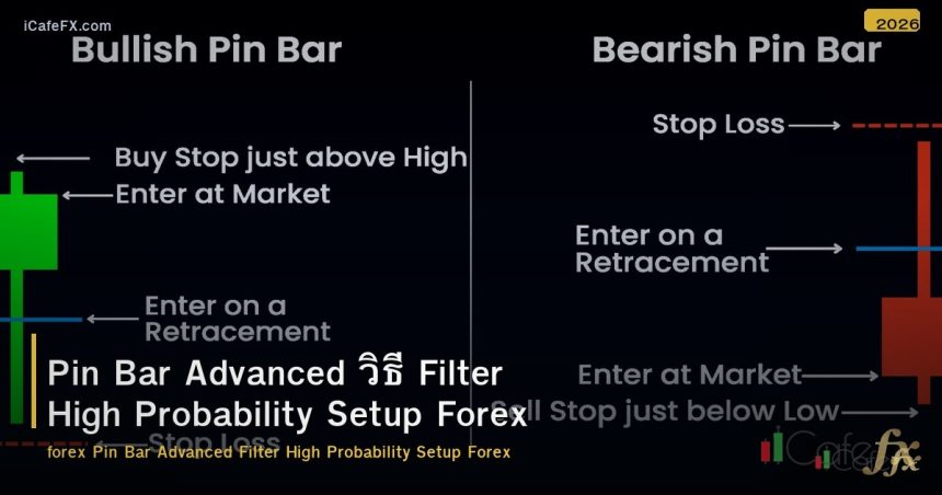 Pin Bar Advanced วิธี Filter High Probability Setup Forex