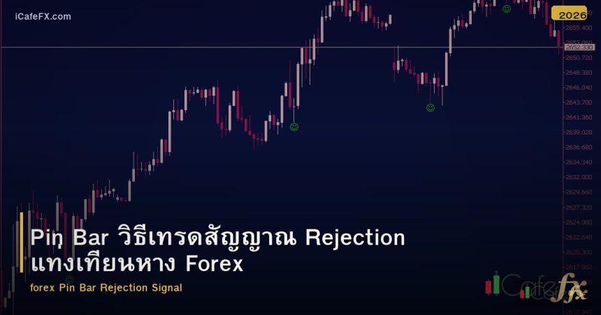 Pin Bar วิธีเทรดสัญญาณ Rejection แท่งเทียนหาง Forex