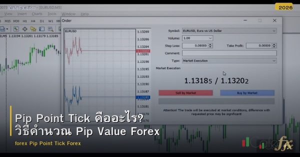 Pip Point Tick คืออะไร? วิธีคำนวณ Pip Value Forex