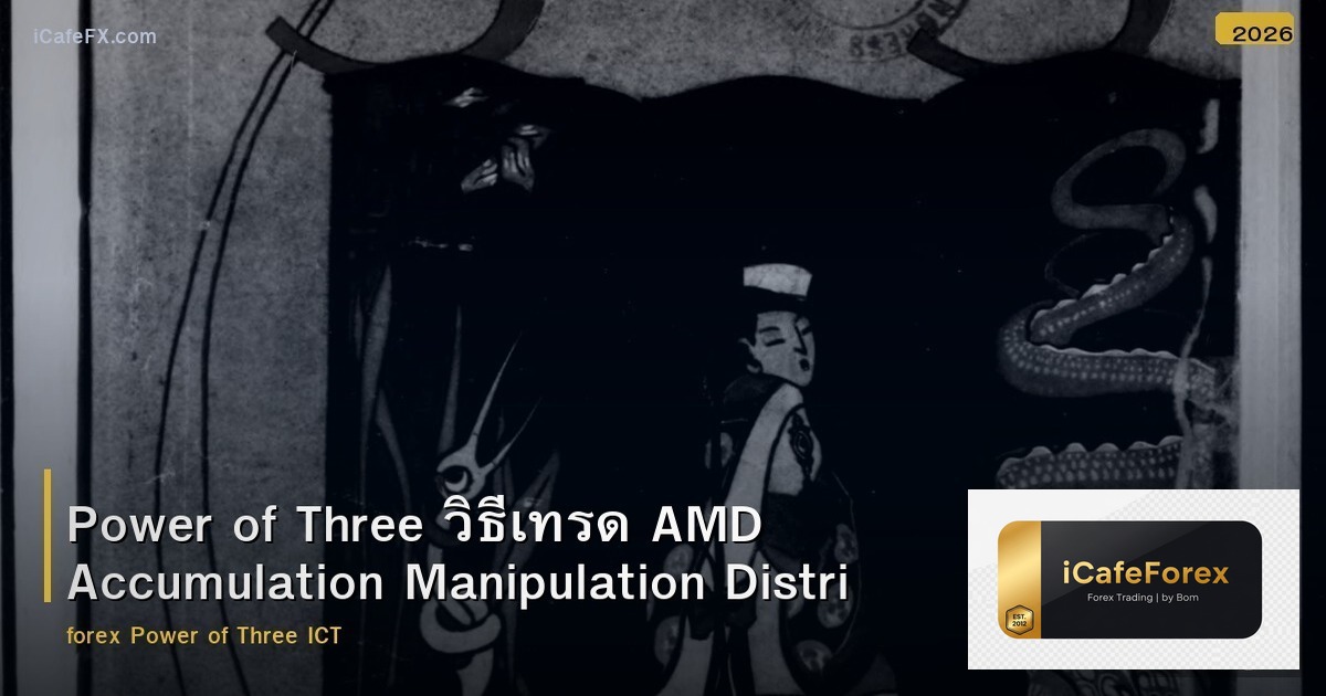 Power of Three วิธีเทรด AMD Accumulation Manipulation Distribution