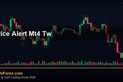 Price Alert วิธีตั้งแจ้งเตือนราคาถึงเป้าหมาย MT4 TW