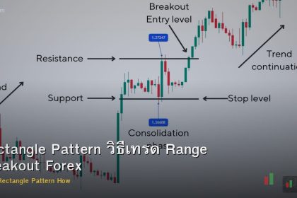 Rectangle Pattern วิธีเทรด Range Breakout Forex