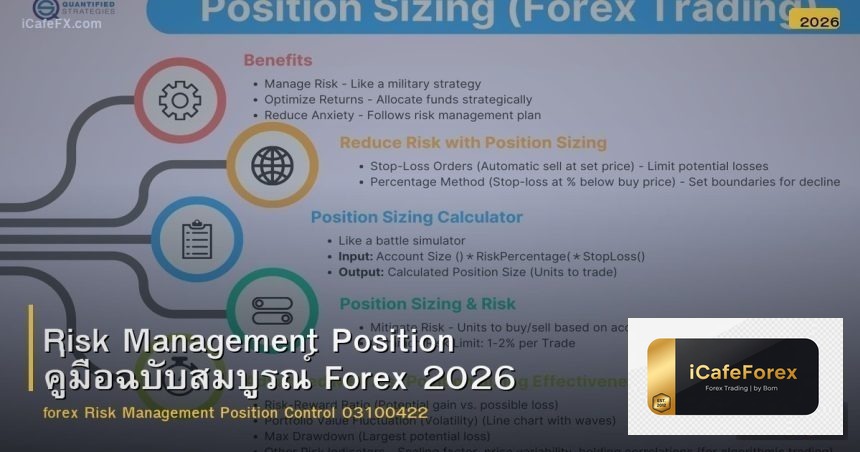 Risk Management Position คู่มือฉบับสมบูรณ์ Forex 2026