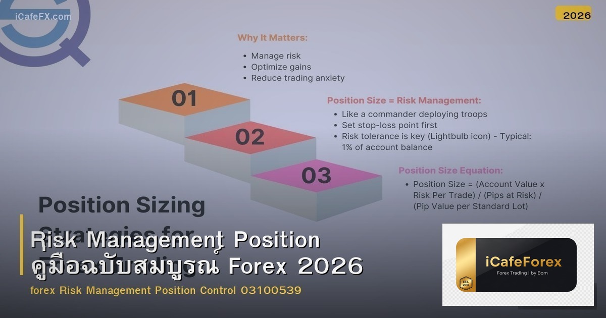 Risk Management Position คู่มือฉบับสมบูรณ์ Forex 2026