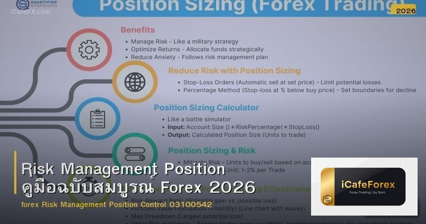 Risk Management Position คู่มือฉบับสมบูรณ์ Forex 2026