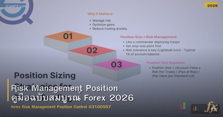 Risk Management Position คู่มือฉบับสมบูรณ์ Forex 2026