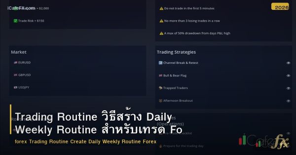 Trading Routine วิธีสร้าง Daily Weekly Routine สำหรับเทรด Forex