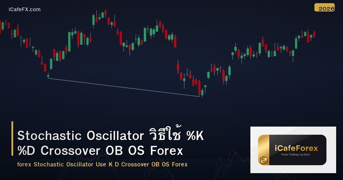 Stochastic Oscillator วิธีใช้ %K %D Crossover OB OS Forex