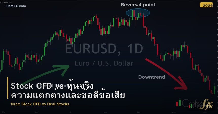 Stock CFD vs หุ้นจริง ความแตกต่างและข้อดีข้อเสีย
