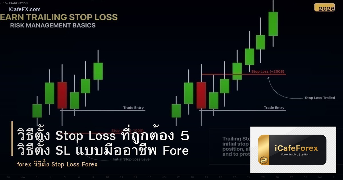 วิธีตั้ง Stop Loss ที่ถูกต้อง 5 วิธีตั้ง SL แบบมืออาชีพ Forex