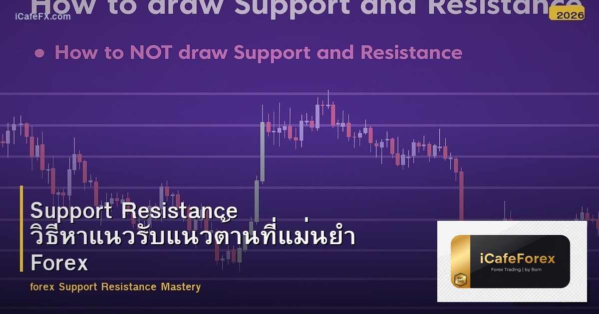 Support Resistance วิธีหาแนวรับแนวต้านที่แม่นยำ Forex