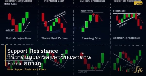 Support Resistance วิธีวาดและเทรดแนวรับแนวต้าน Forex อย่างถูกต้อง