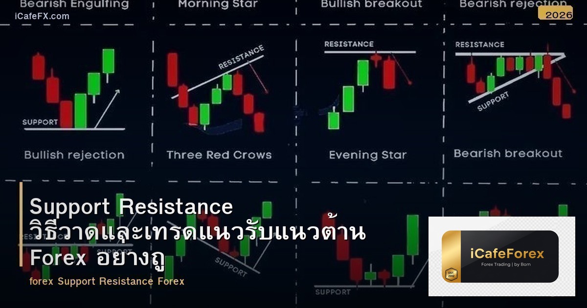 Support Resistance วิธีวาดและเทรดแนวรับแนวต้าน Forex อย่างถูกต้อง