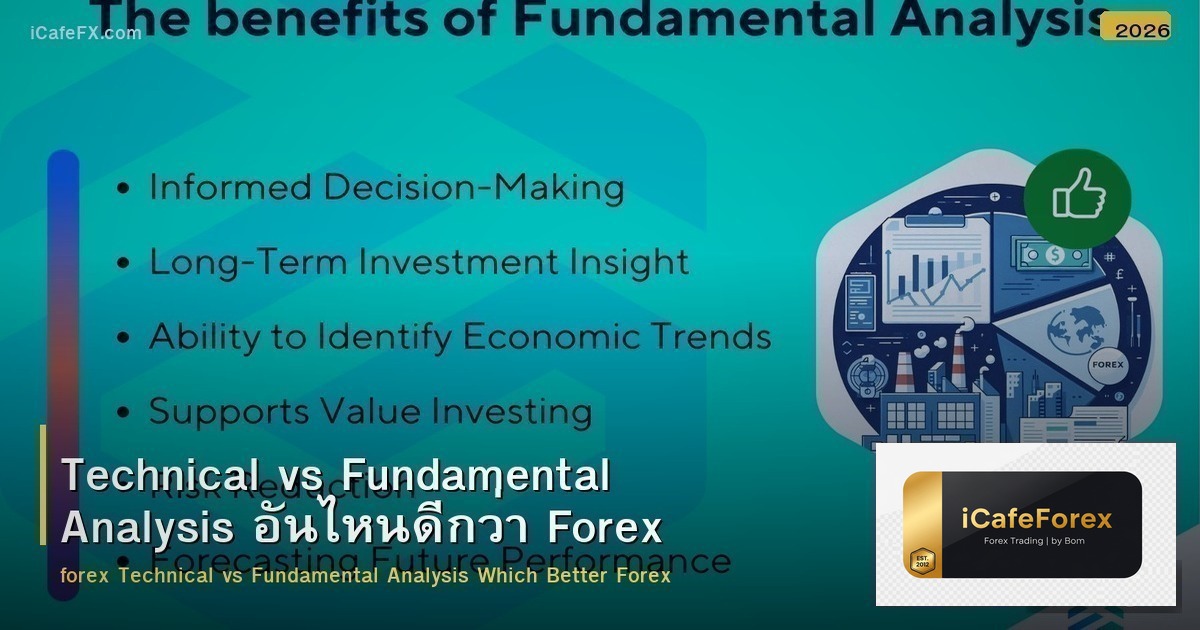 Technical vs Fundamental Analysis อันไหนดีกว่า Forex