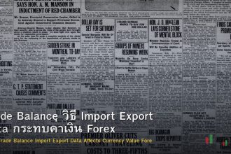 Trade Balance วิธี Import Export Data กระทบค่าเงิน Forex